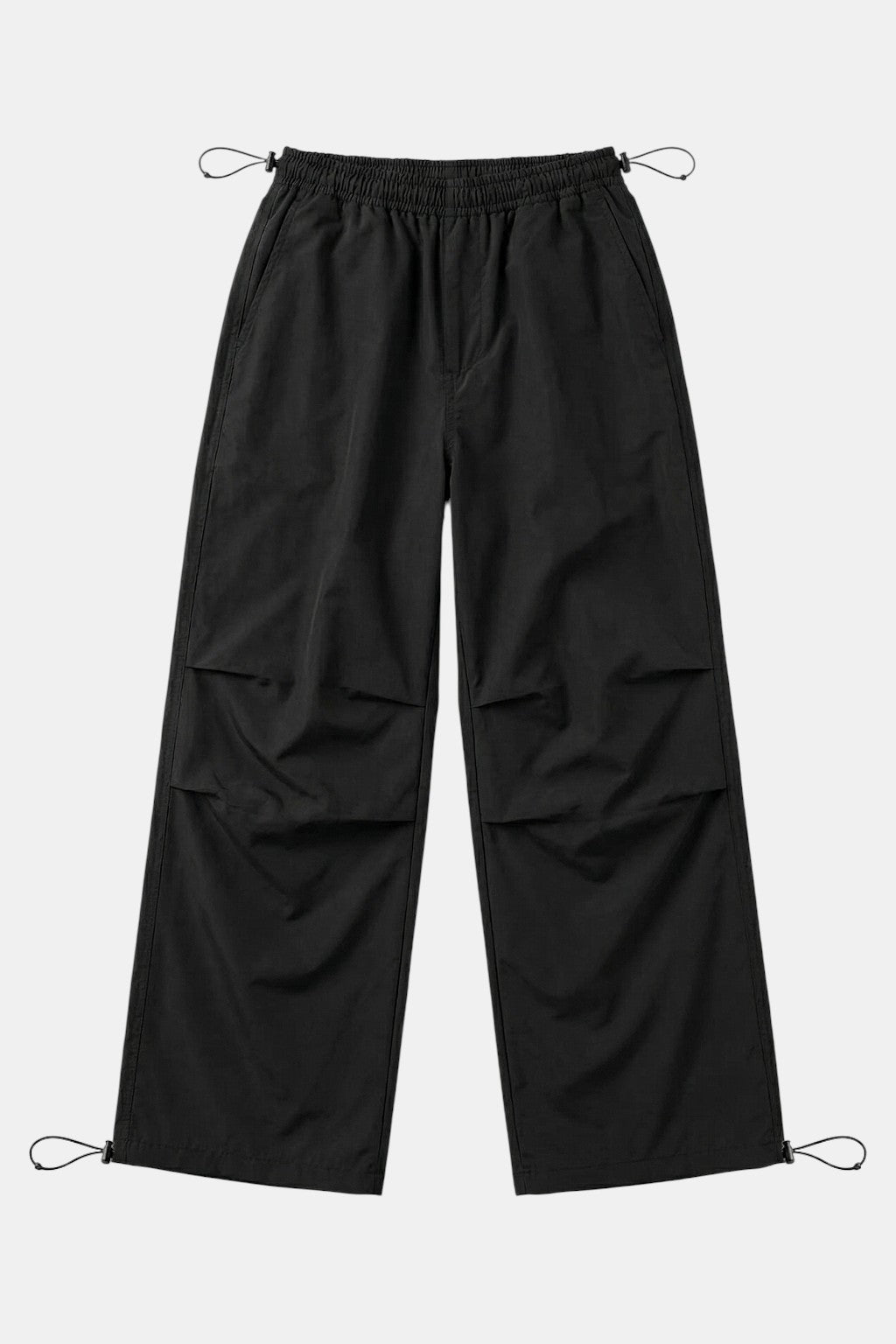 Pantalon parachute noir - y2k streetwear