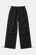 Pantalon parachute noir - y2k streetwear