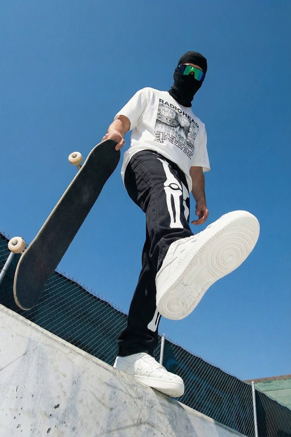 Pantalon squelette - y2k streetwear