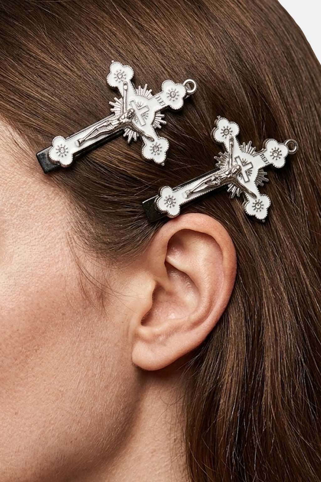Pince à cheveux gothique - y2k streetwear