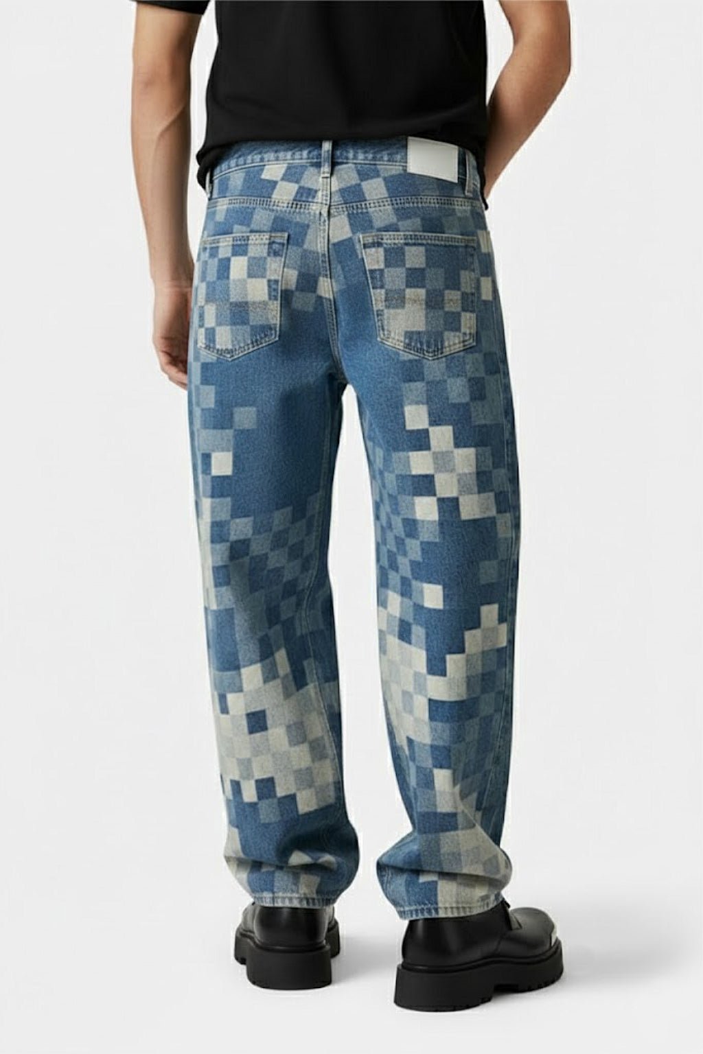 Pixel jean - y2k streetwear