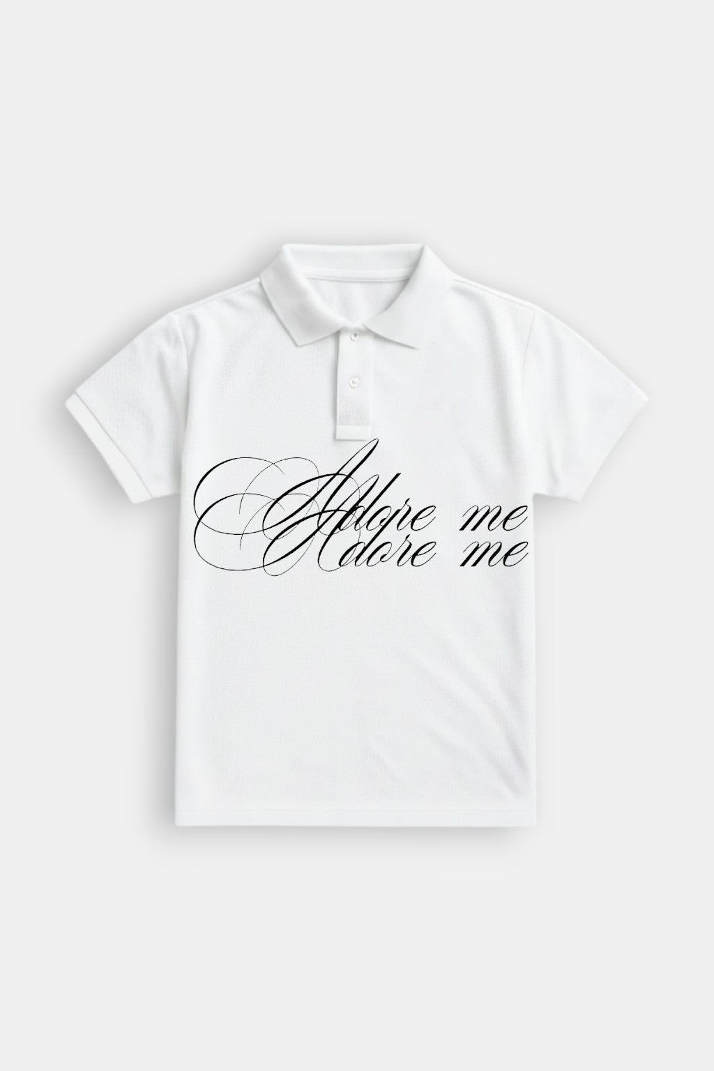 Polo calligraphie - y2k streetwear