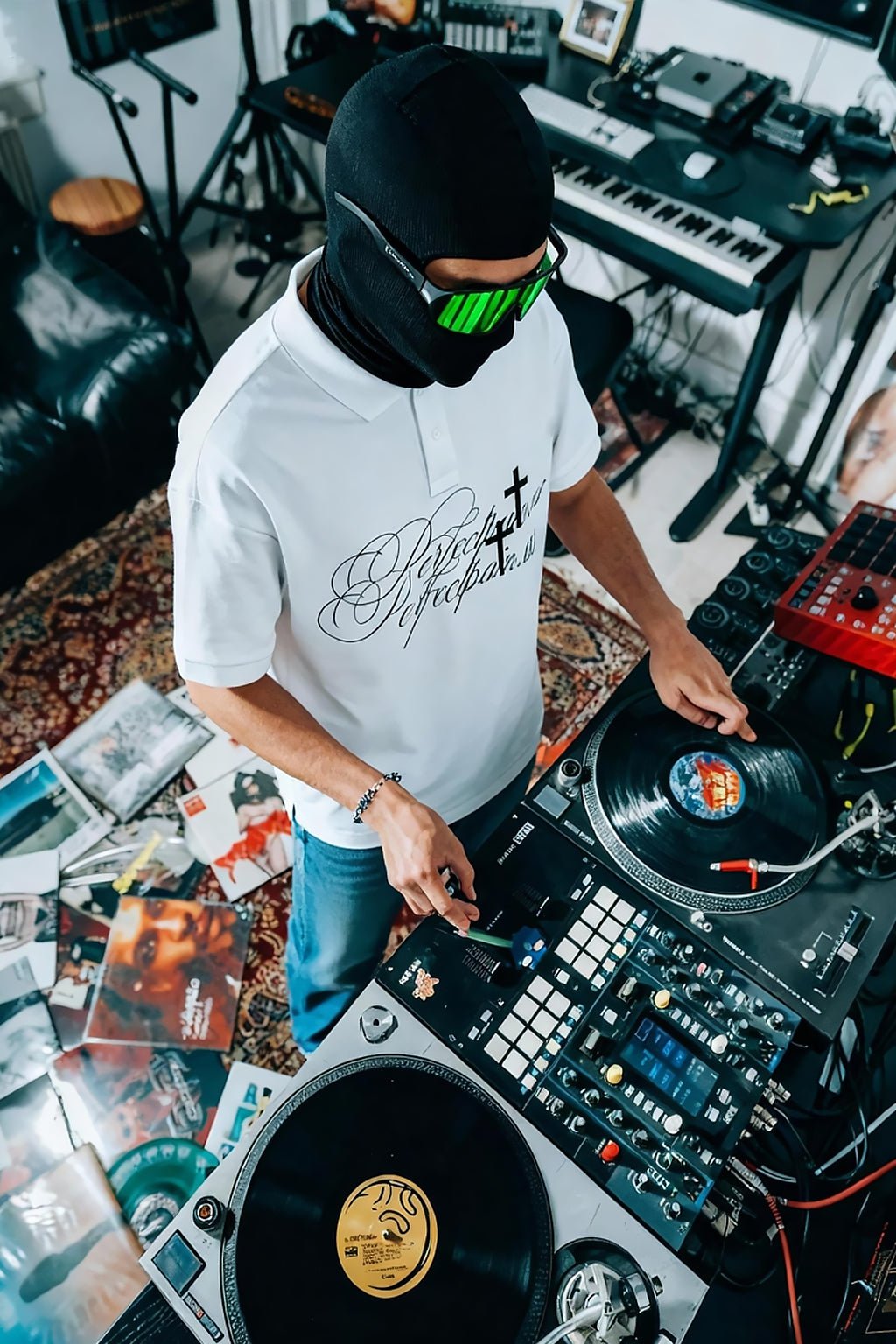 Polo calligraphie - y2k streetwear