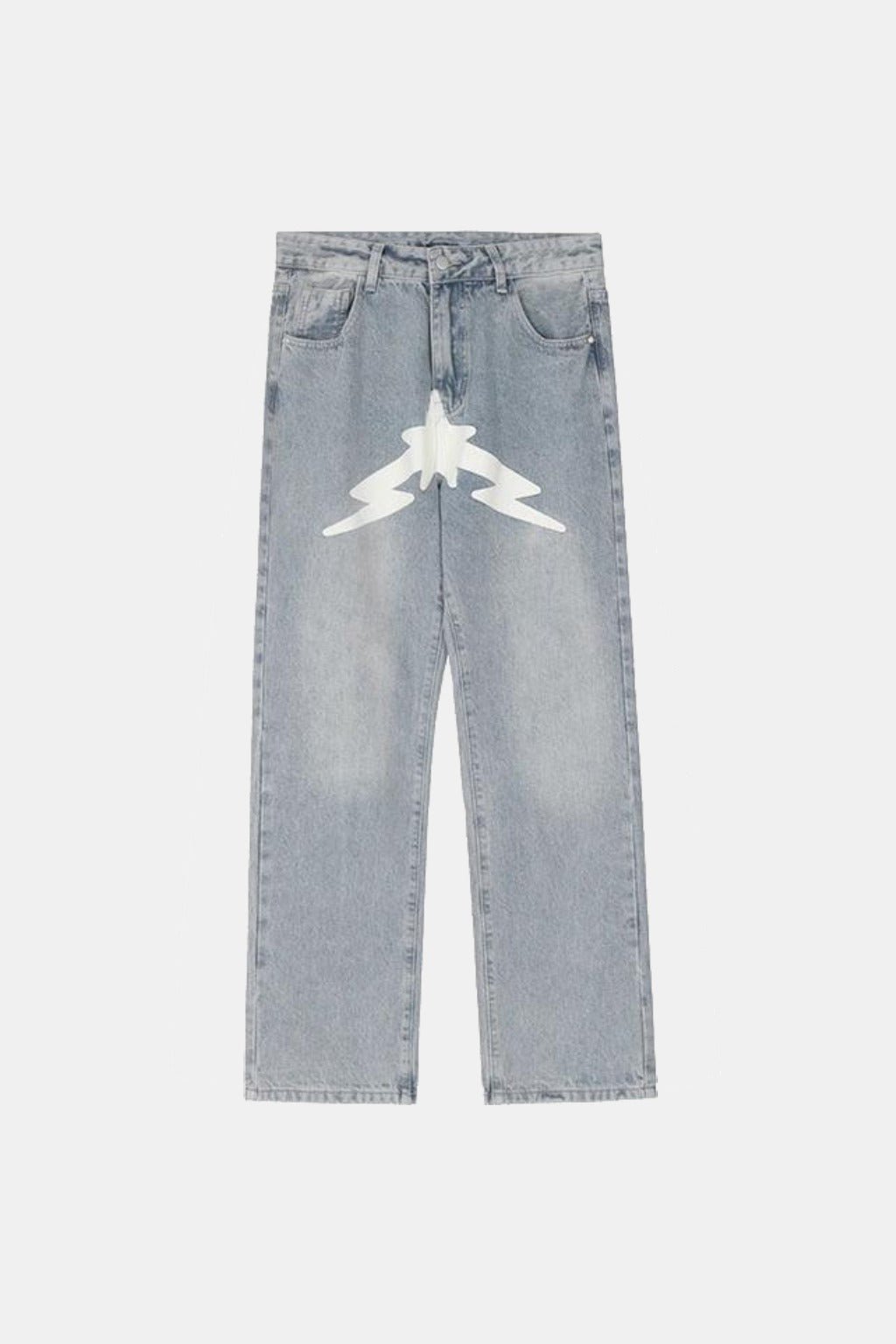 Printed jeans - y2k streetwear