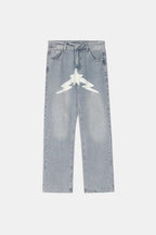 Printed jeans - y2k streetwear