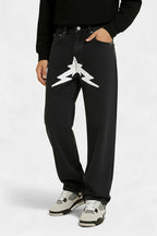 Printed jeans - y2k streetwear