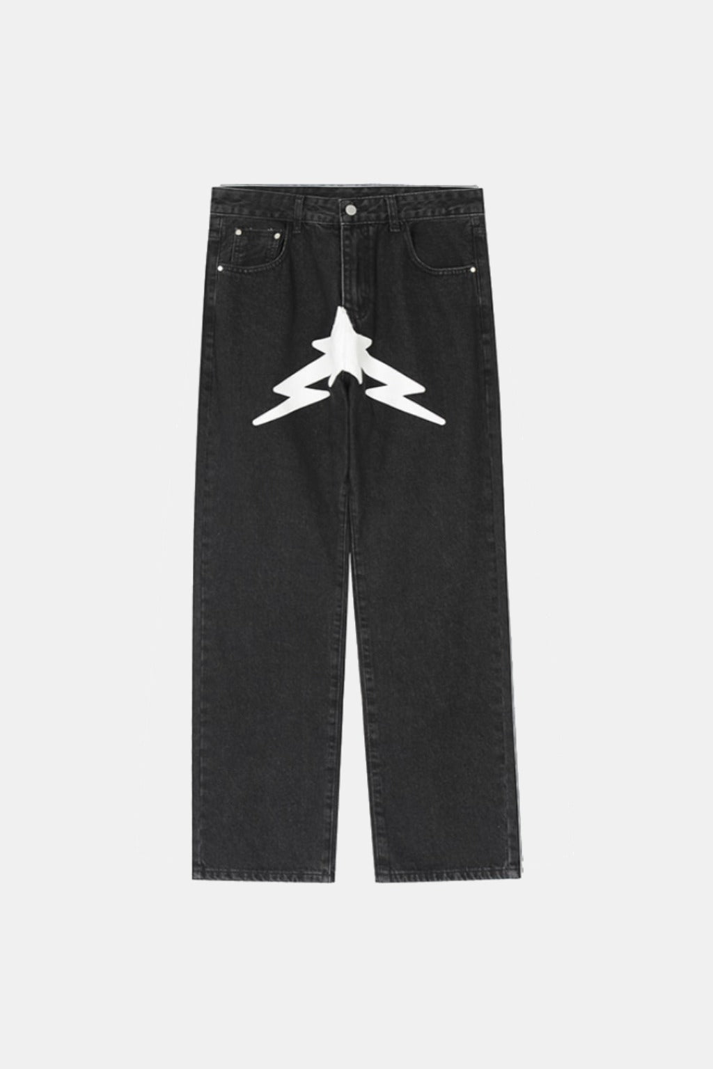 Printed jeans - y2k streetwear