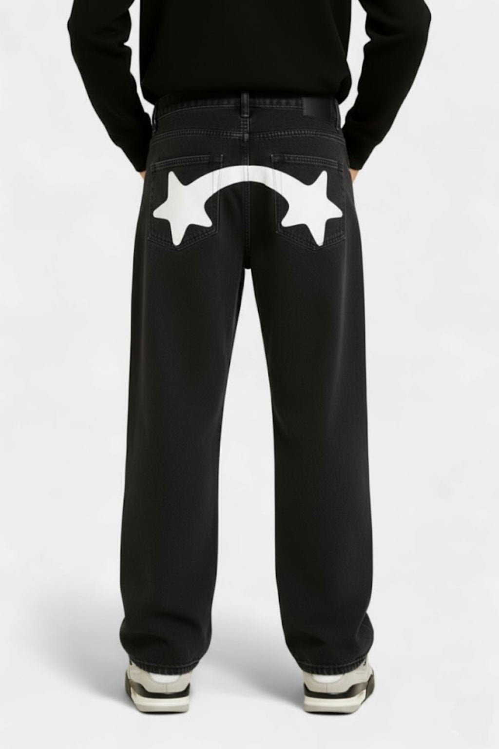 Printed jeans - y2k streetwear