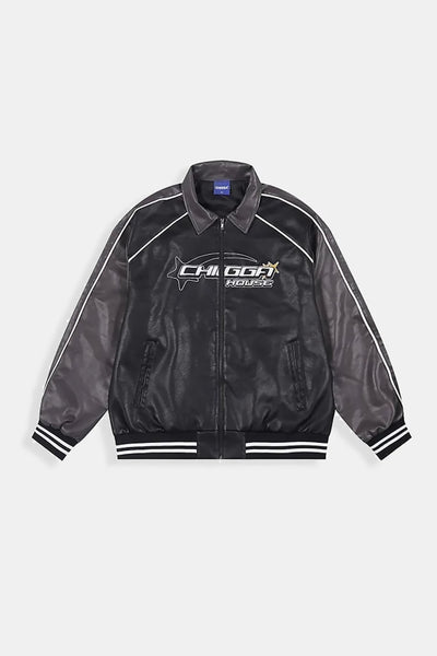 レーシングジャケット　バイクジャケット　ストリート系　古着　y2k racing-jacket-1243858_grande.