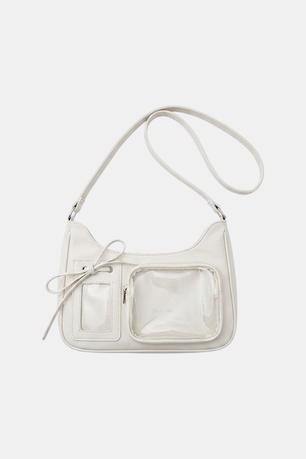 Sac a main empiecement transparent - y2k streetwear
