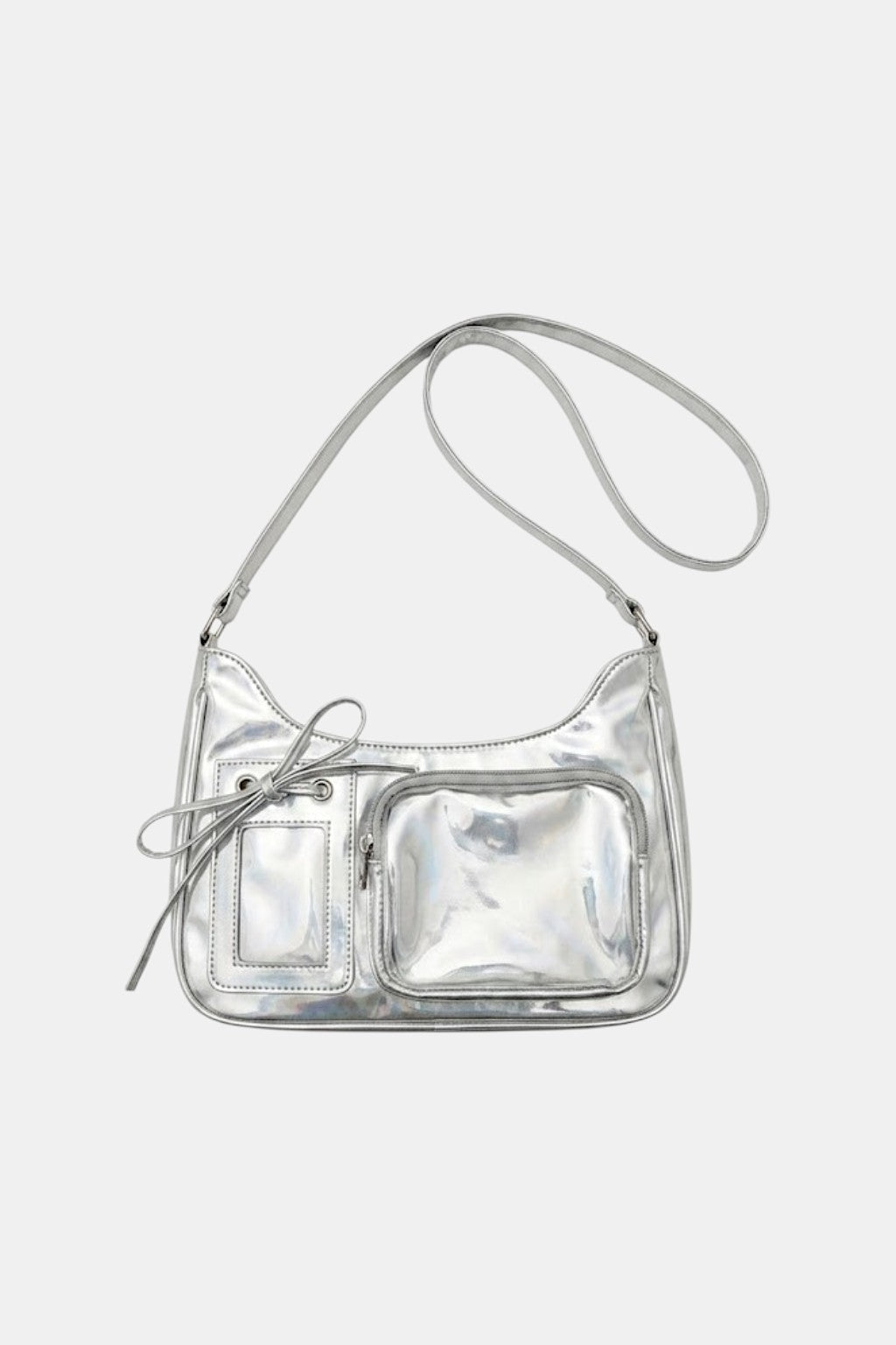 Sac a main empiecement transparent - y2k streetwear