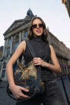 Sac cabas en denim délavé - y2k streetwear