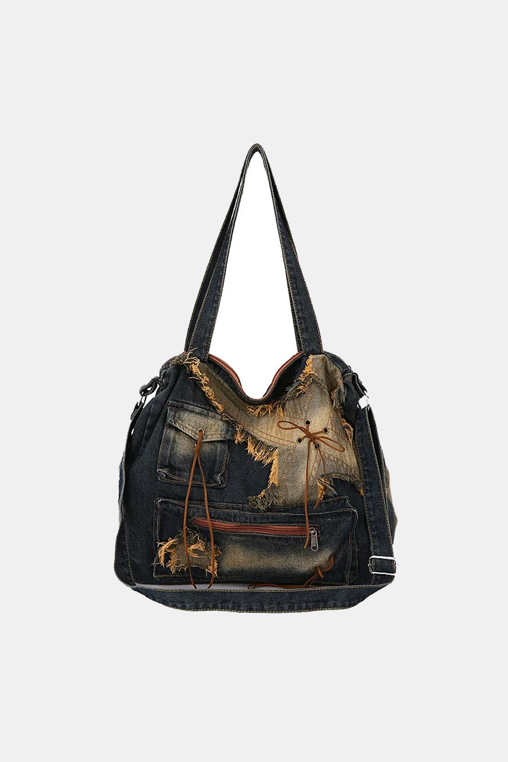 Sac cabas en denim délavé - y2k streetwear