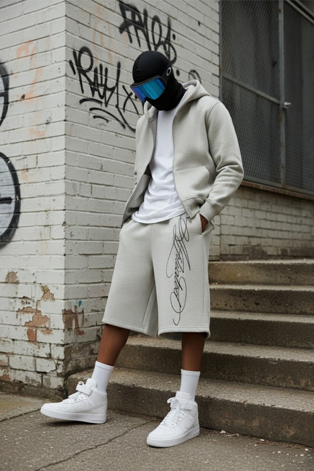 Short calligraphie - y2k streetwear