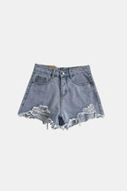 Short déchiré femme - y2k streetwear
