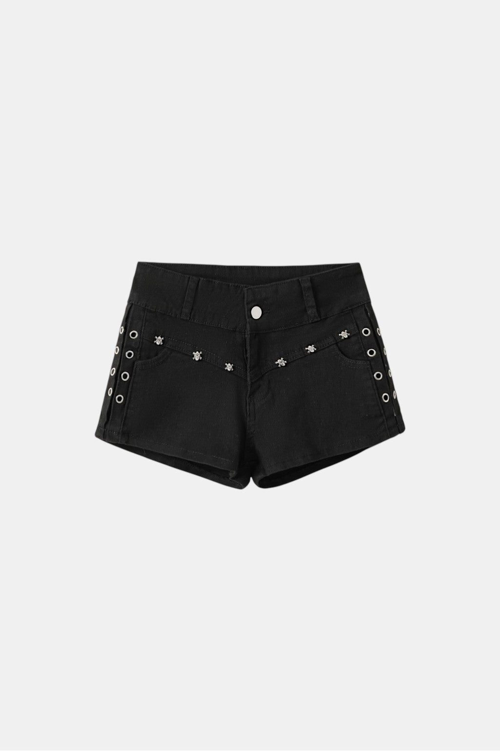 Short jean clouté - y2k streetwear