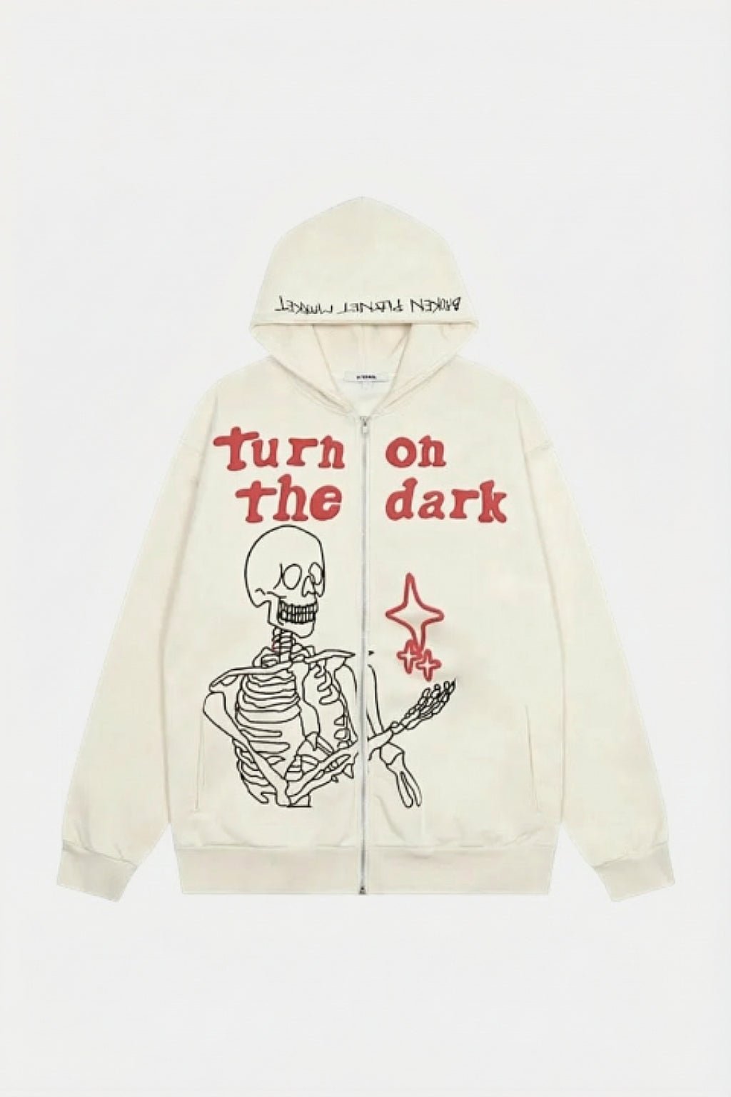 Skeleton sweater - y2k streetwear
