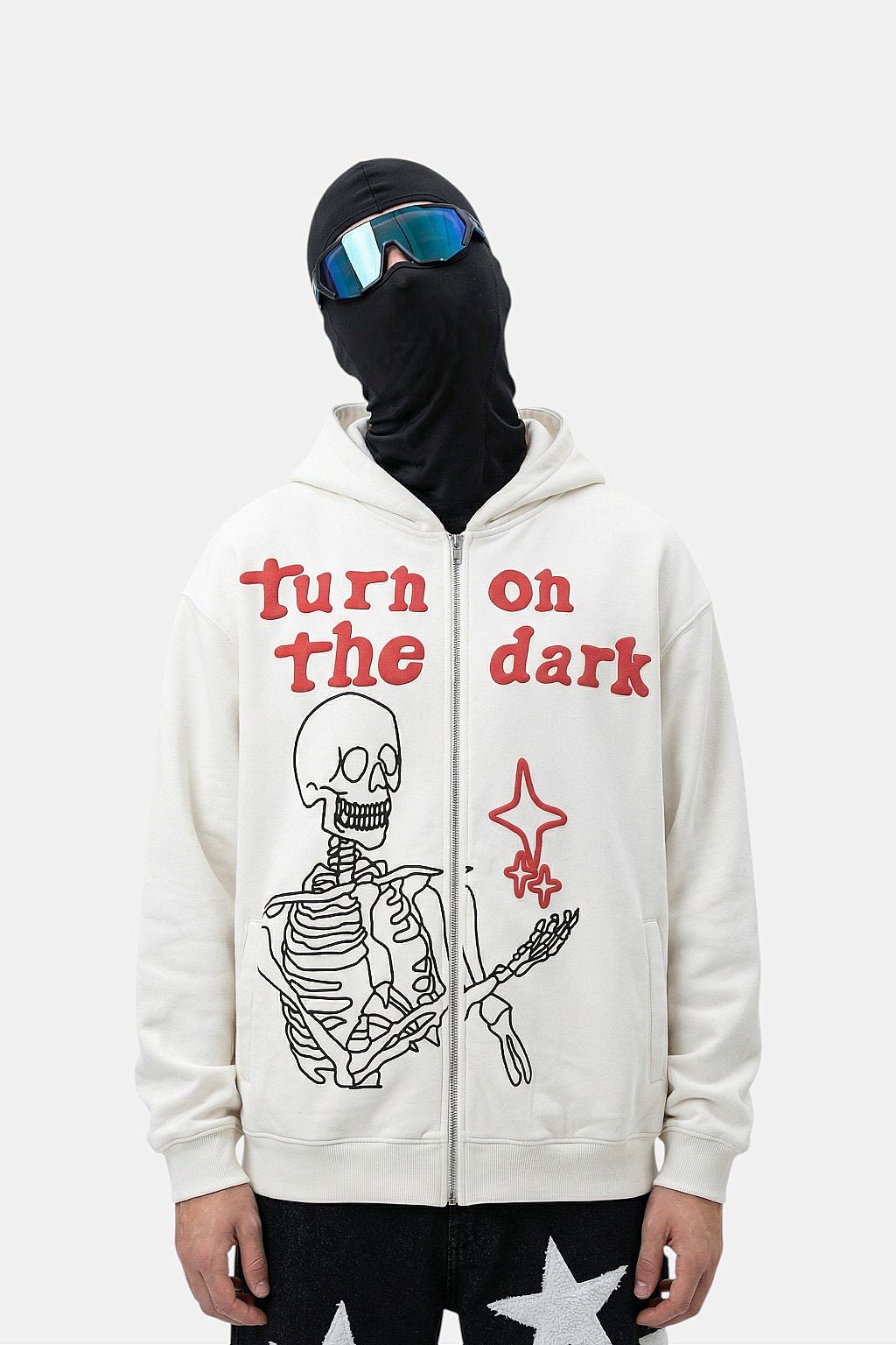 Skeleton sweater - y2k streetwear