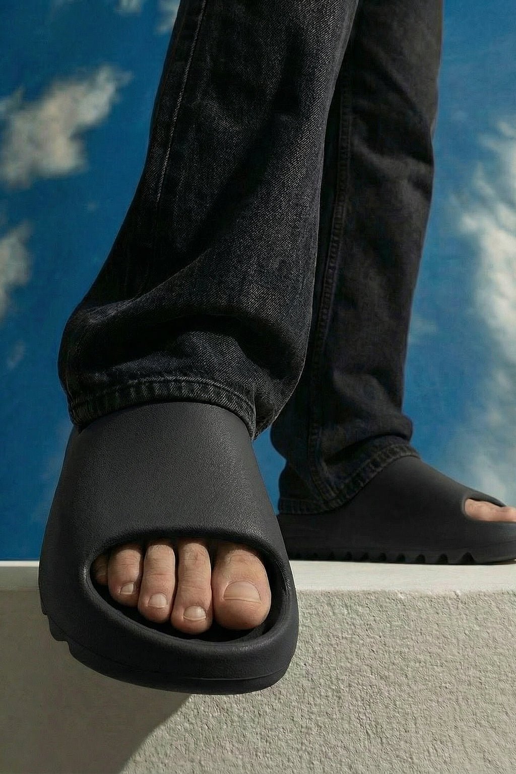 Slide noir - y2k streetwear