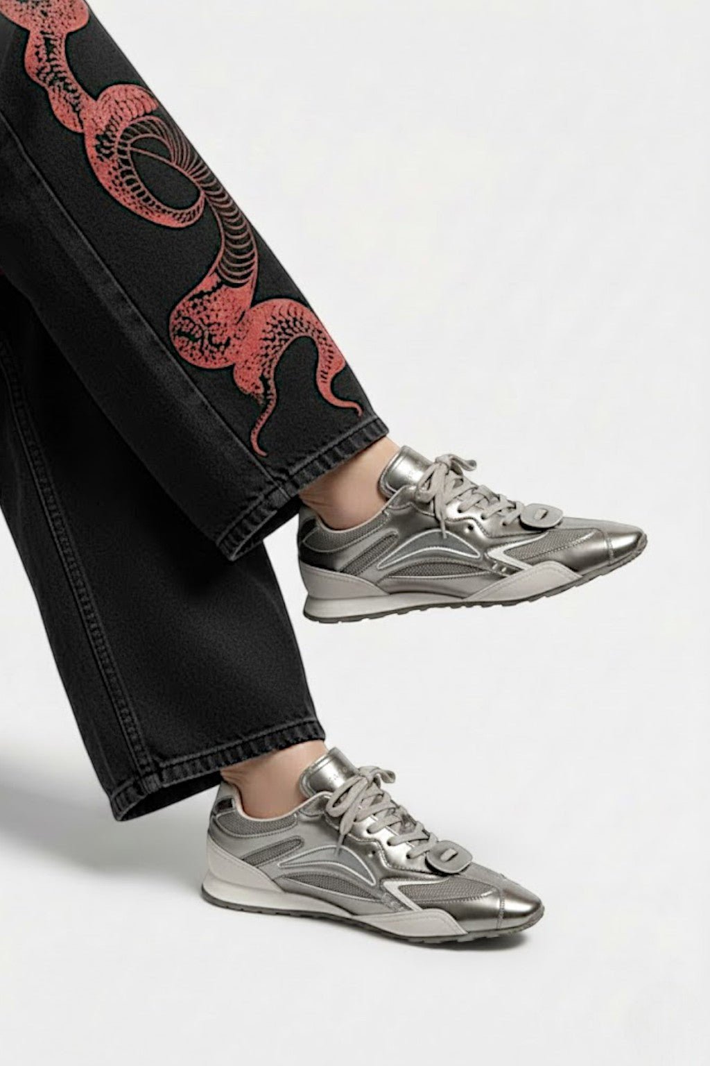 Sneaker bout pointue - y2k streetwear