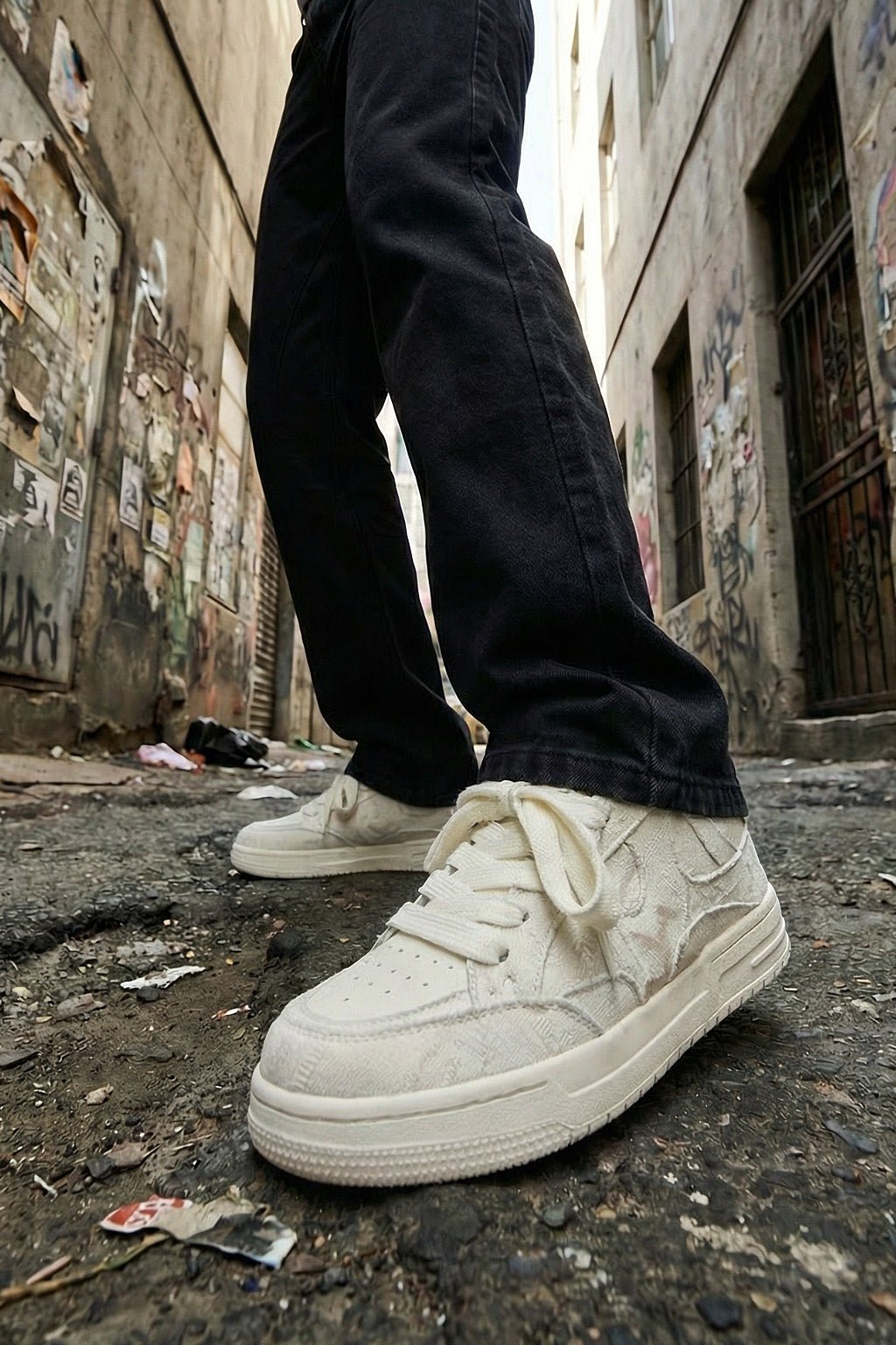 sneaker délavé - y2k streetwear