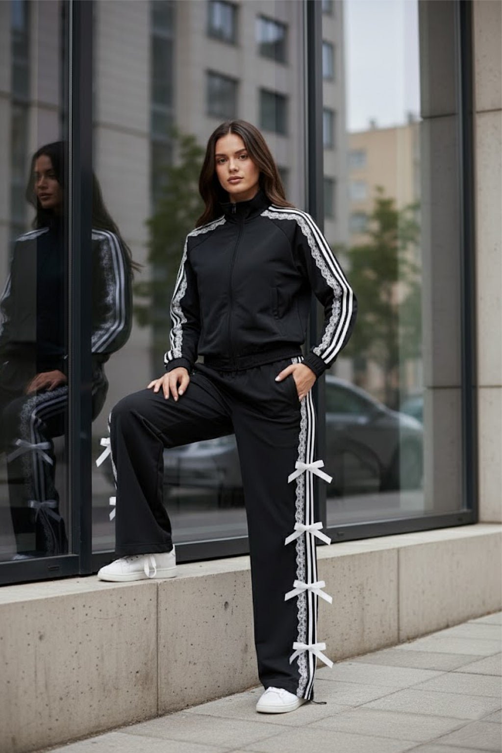 Survetement dentelle - y2k streetwear