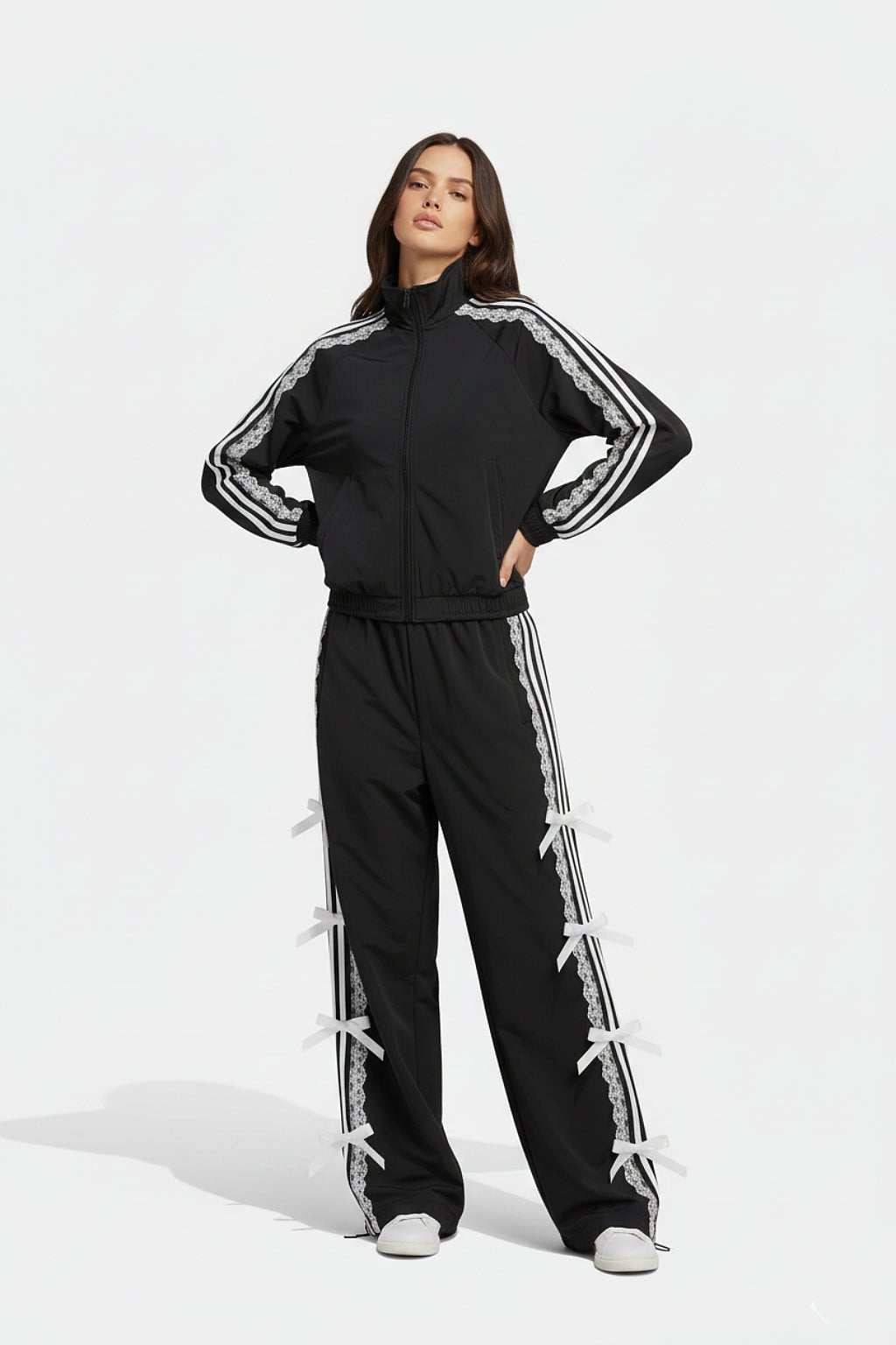 Survetement dentelle - y2k streetwear