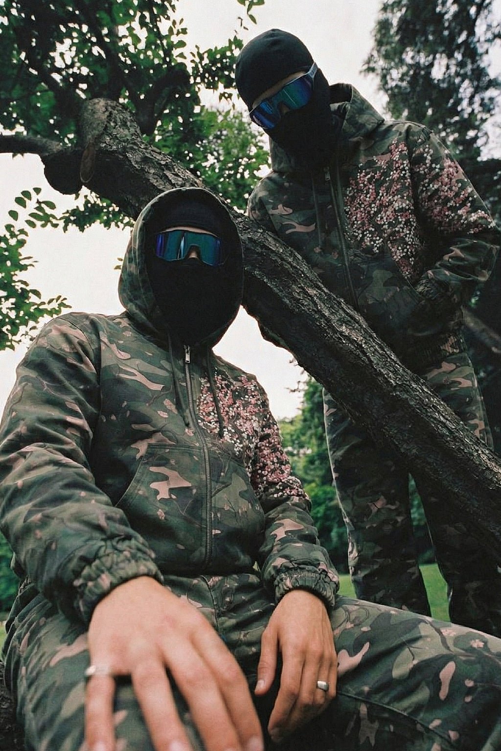Sweat camouflage brodee - y2k streetwear