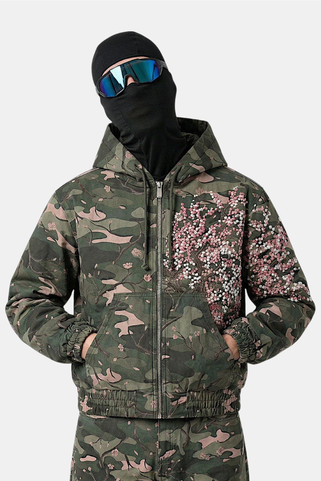 Sweat camouflage brodee - y2k streetwear