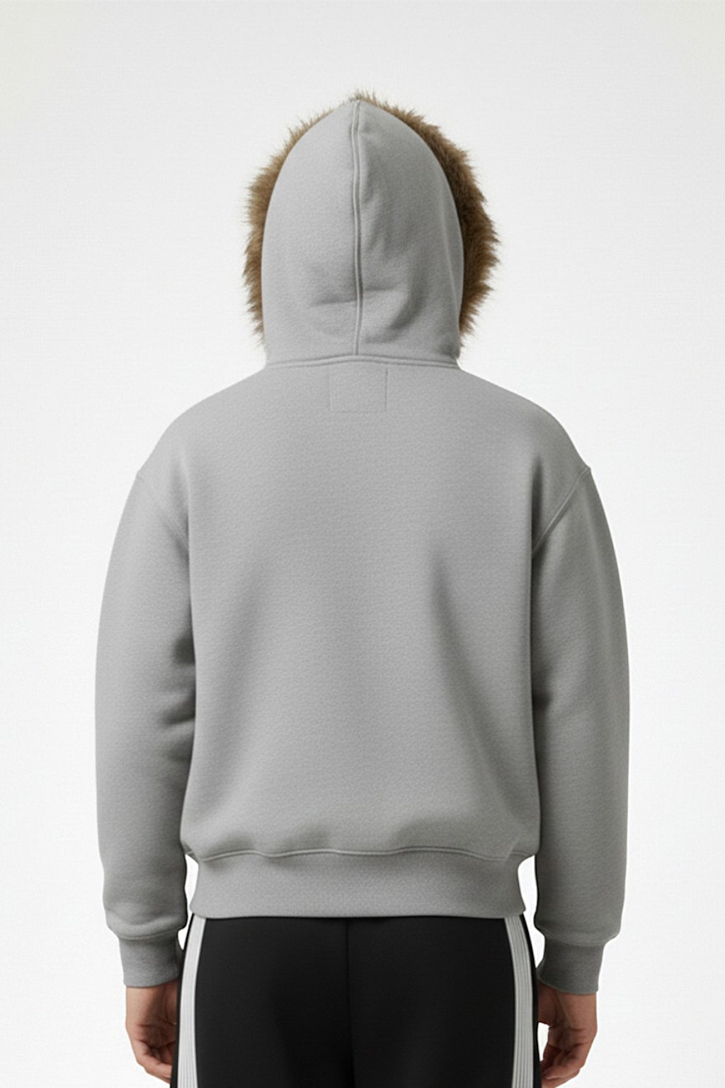 Sweat capuche fourrure - y2k streetwear