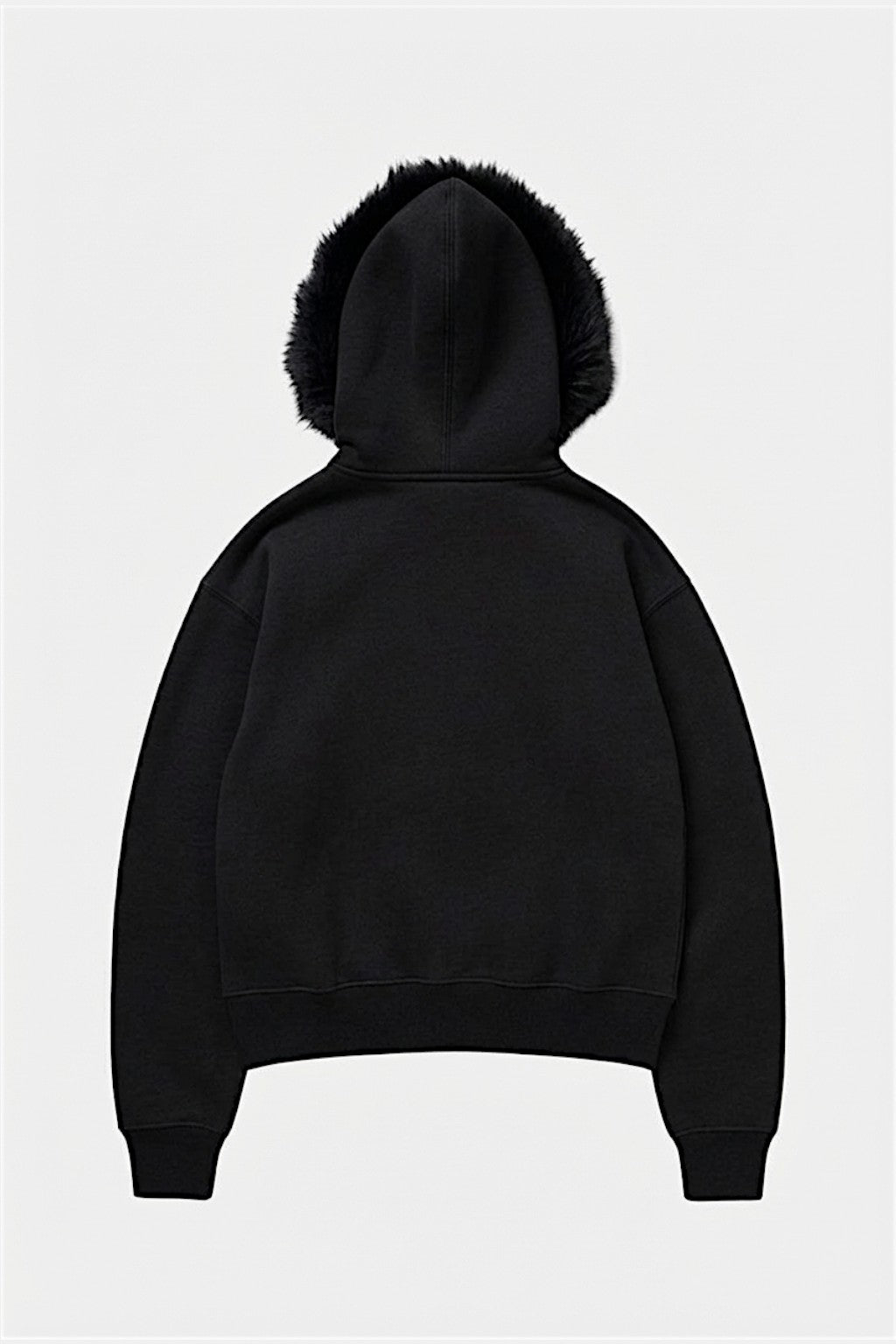 Sweat capuche fourrure - y2k streetwear