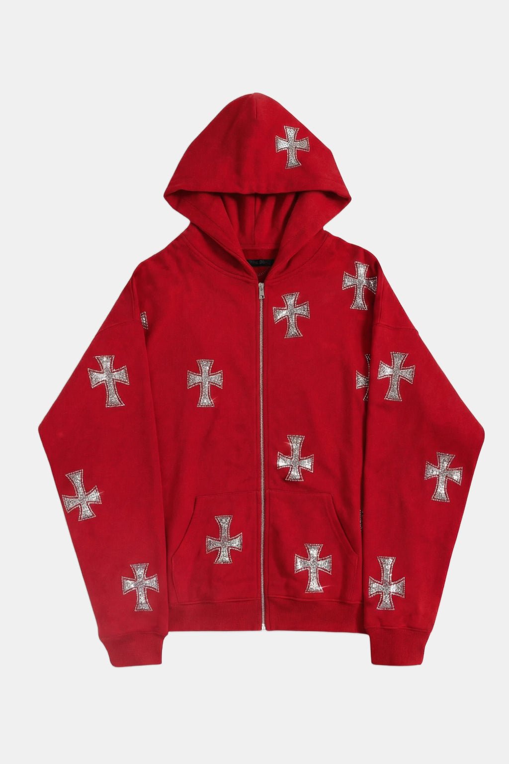 Sweat croix strass - y2k streetwear