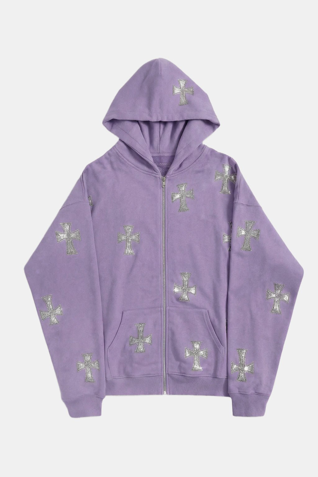 Sweat croix strass - y2k streetwear