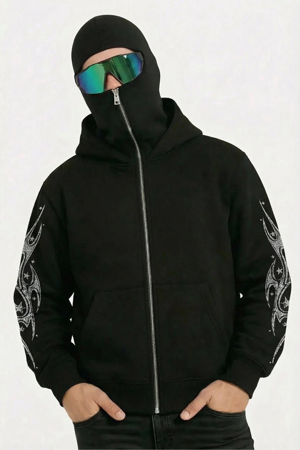 Sweat double capuche - y2k streetwear