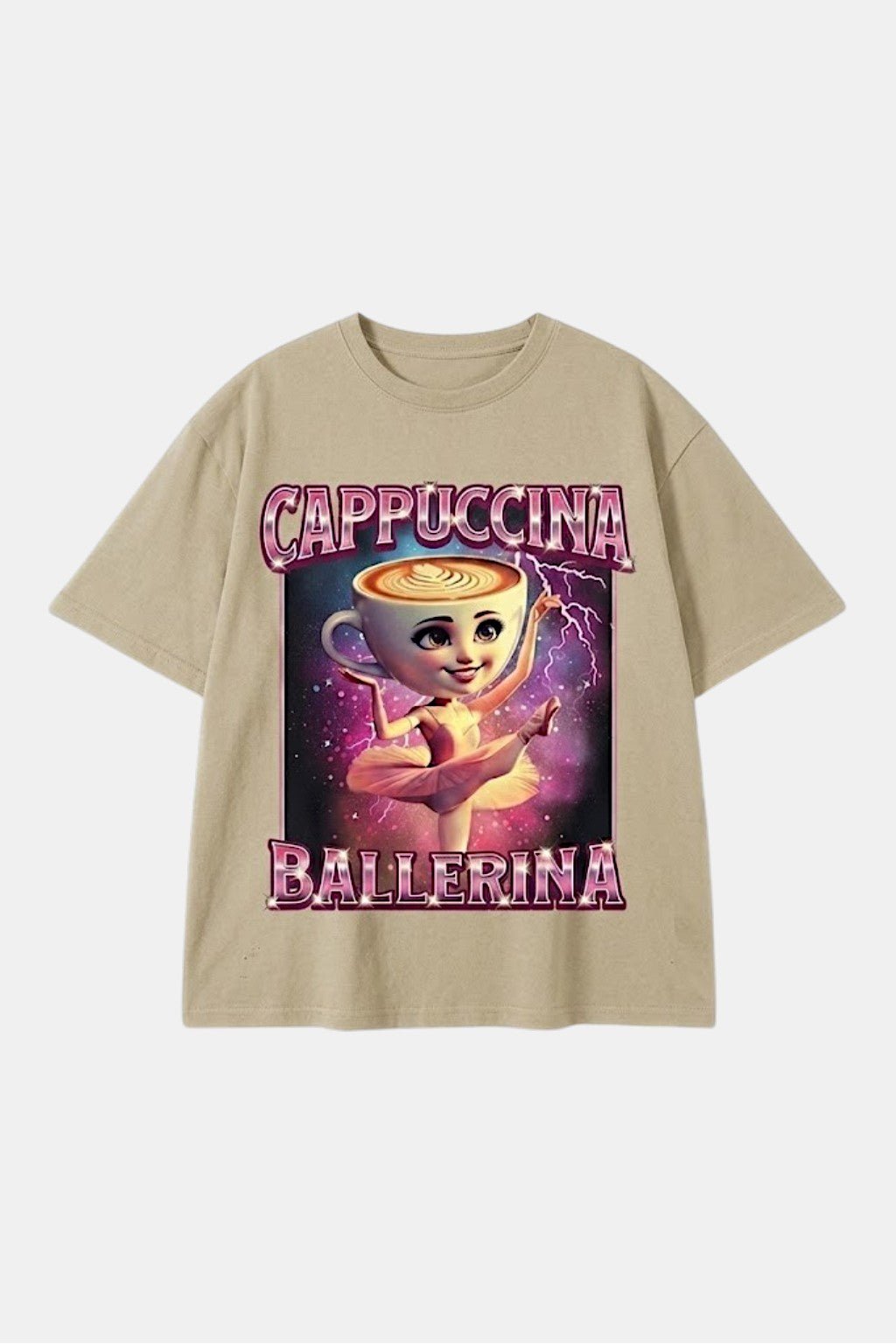 T shirt Ballerina Cappuccina - y2k streetwear