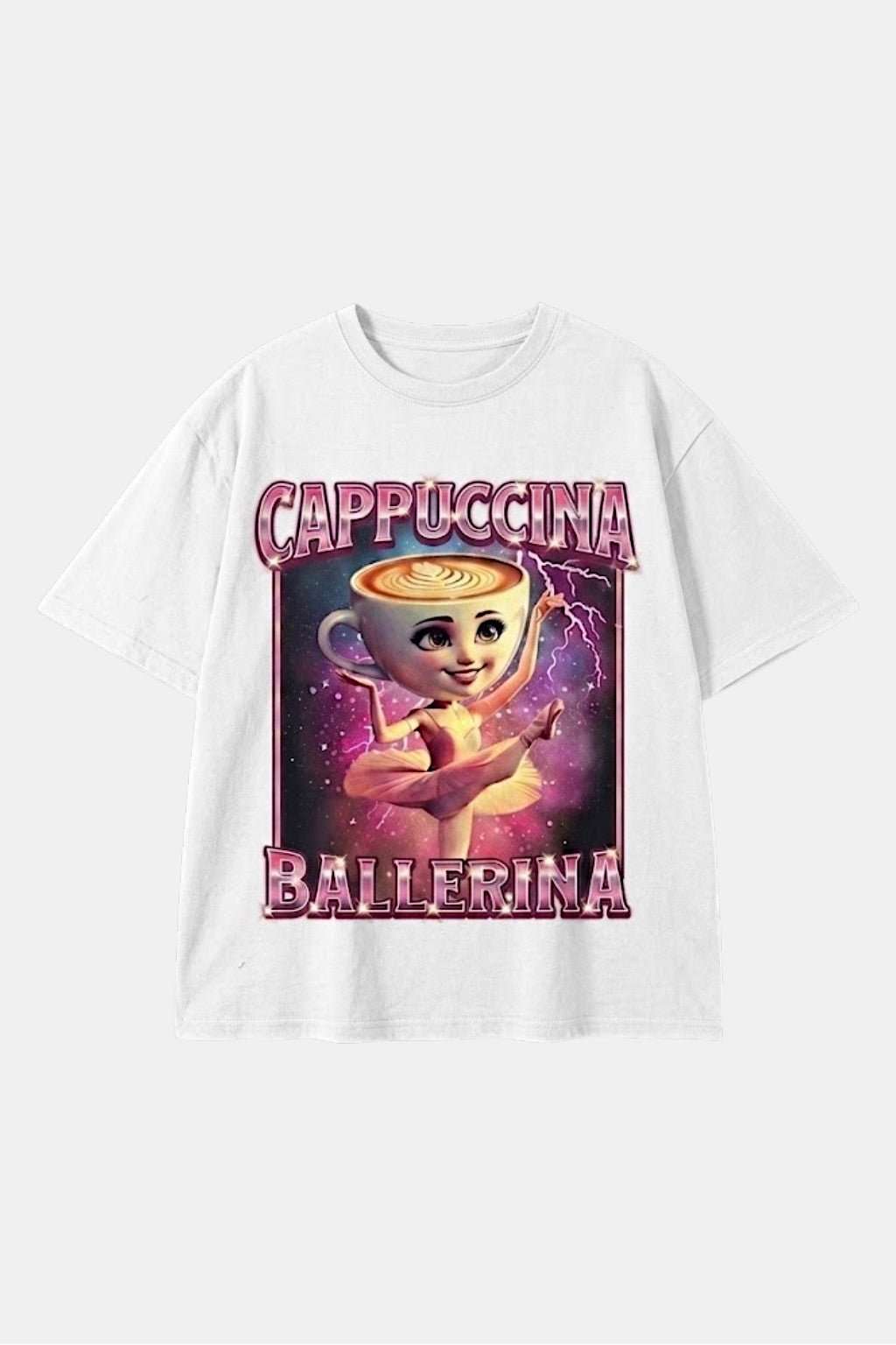 T shirt Ballerina Cappuccina - y2k streetwear