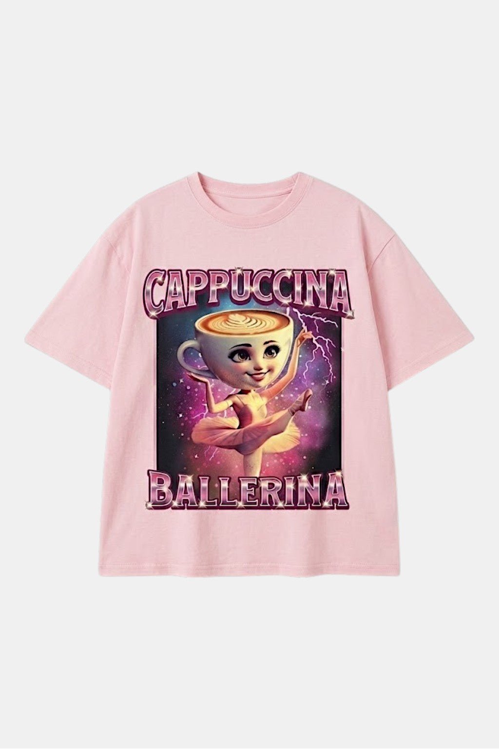 T shirt Ballerina Cappuccina - y2k streetwear