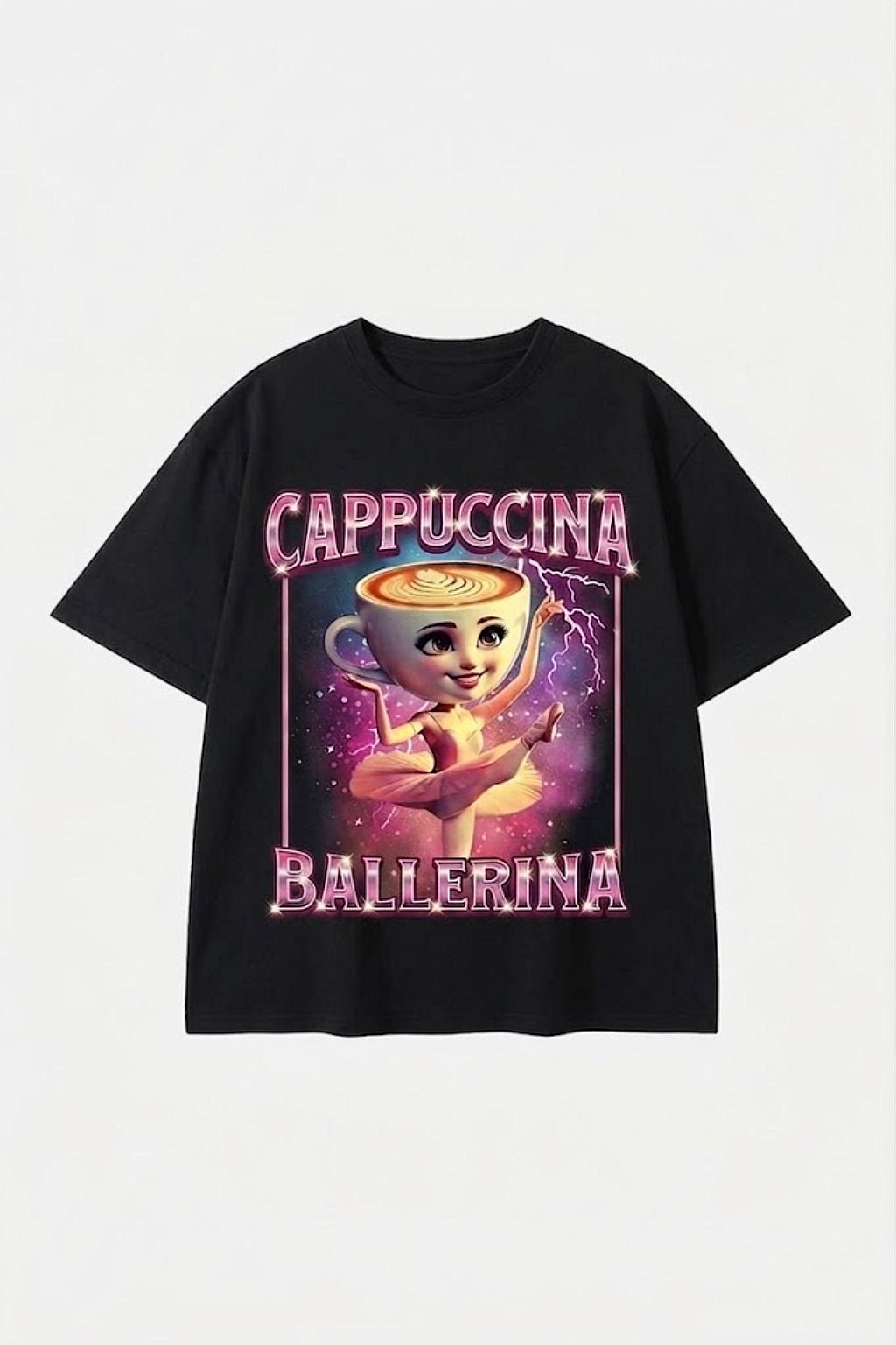 T shirt Ballerina Cappuccina - y2k streetwear