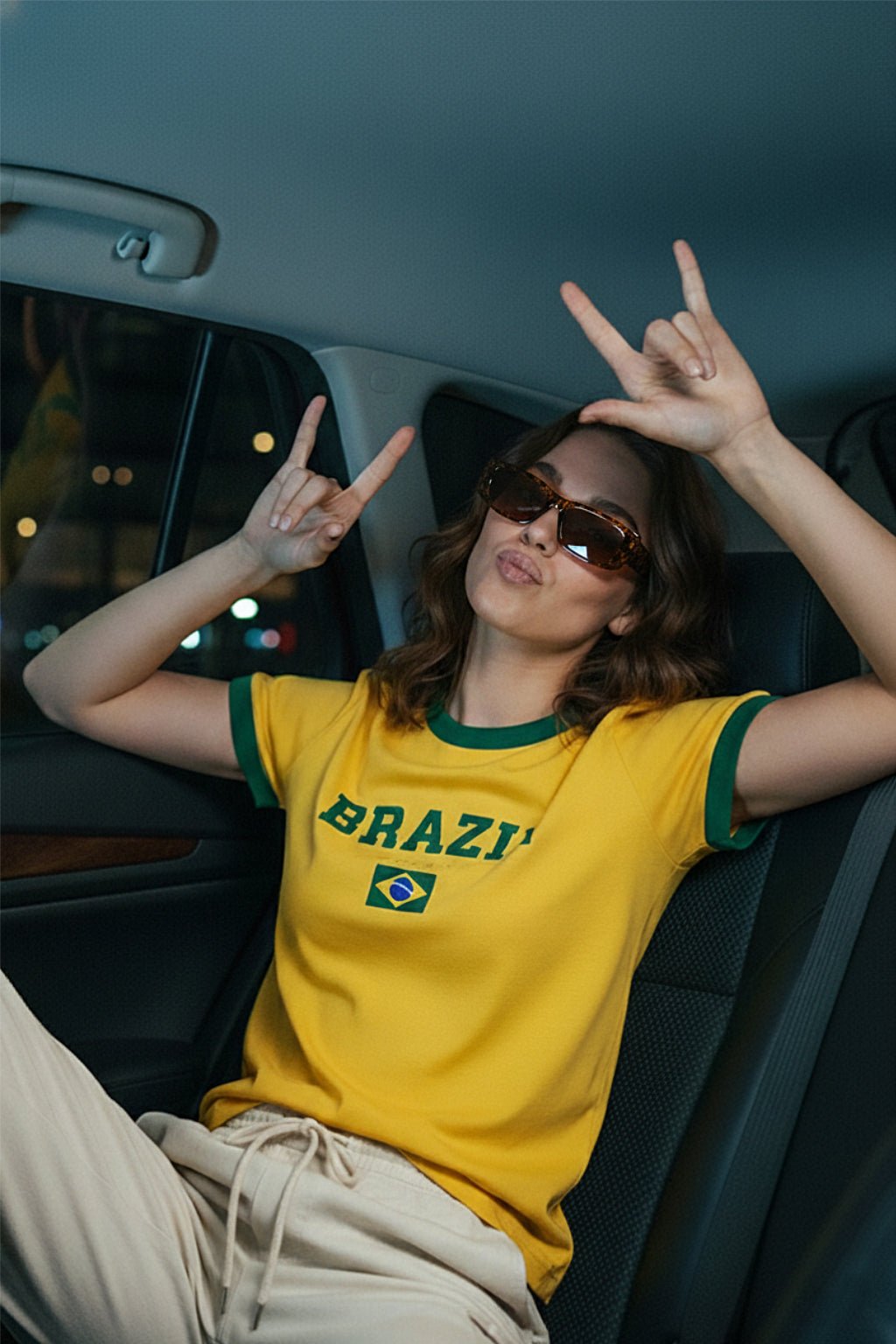 T shirt brésil femme - y2k streetwear