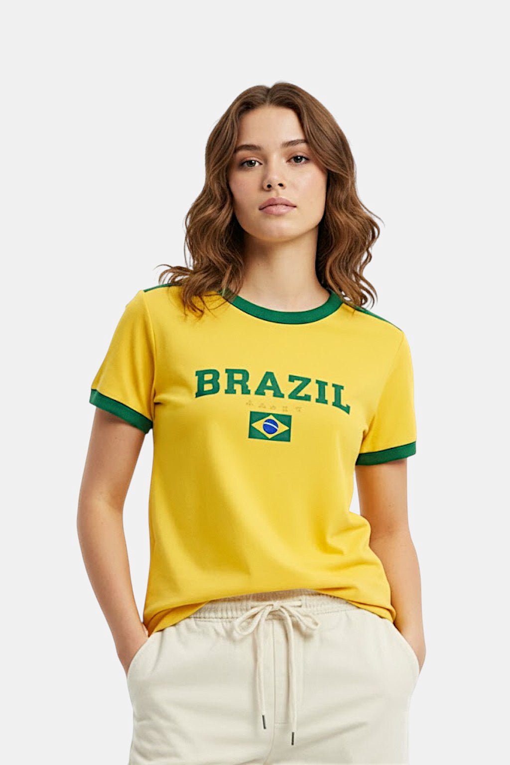 T shirt brésil femme - y2k streetwear