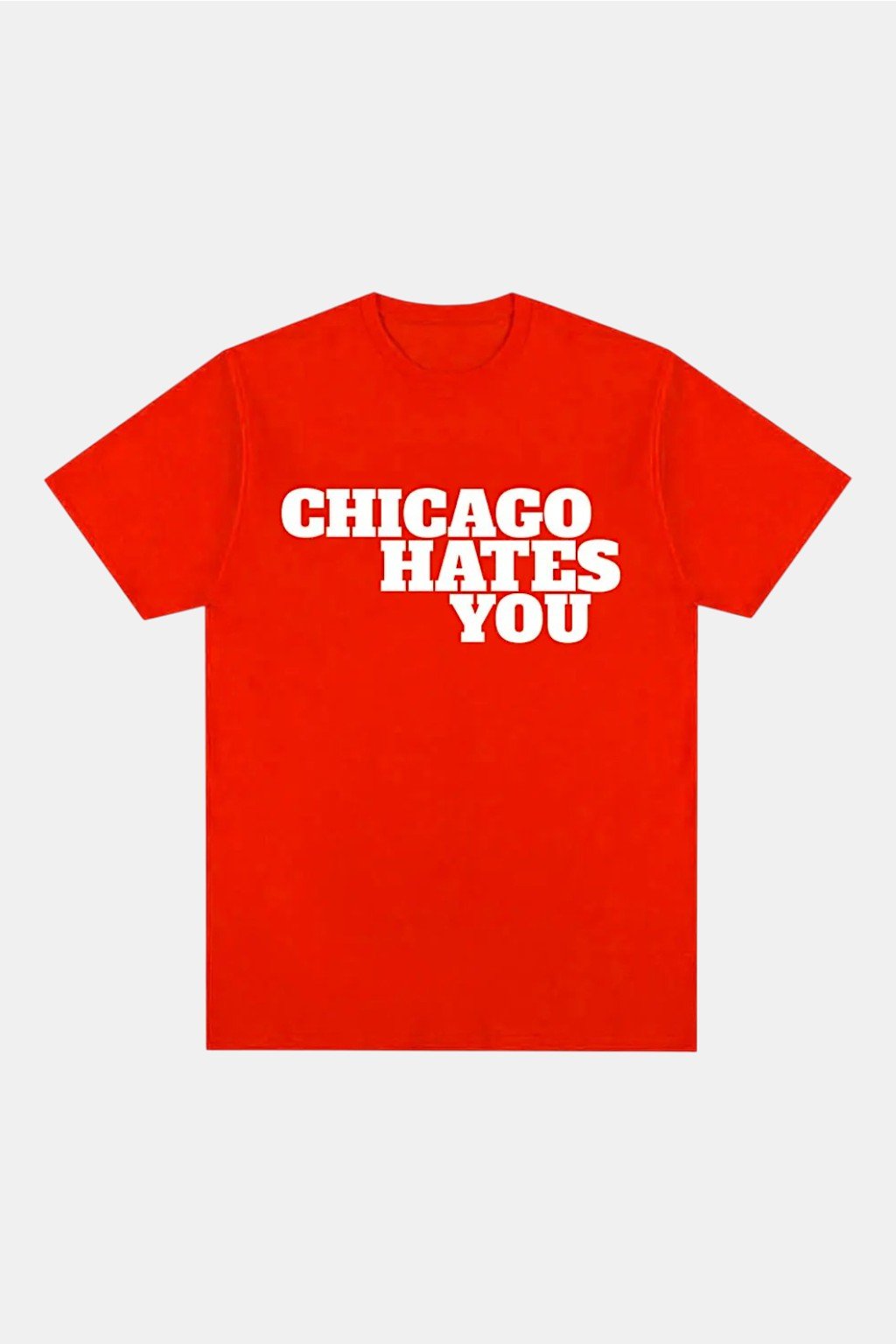 T shirt chicago hate you - y2k streetwear