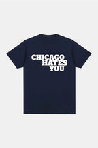 T shirt chicago hate you - y2k streetwear