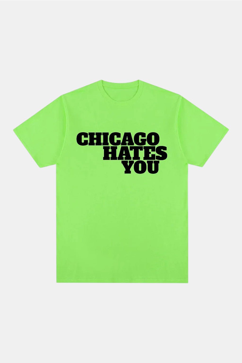 T shirt chicago hate you - y2k streetwear