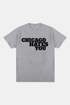 T shirt chicago hate you - y2k streetwear