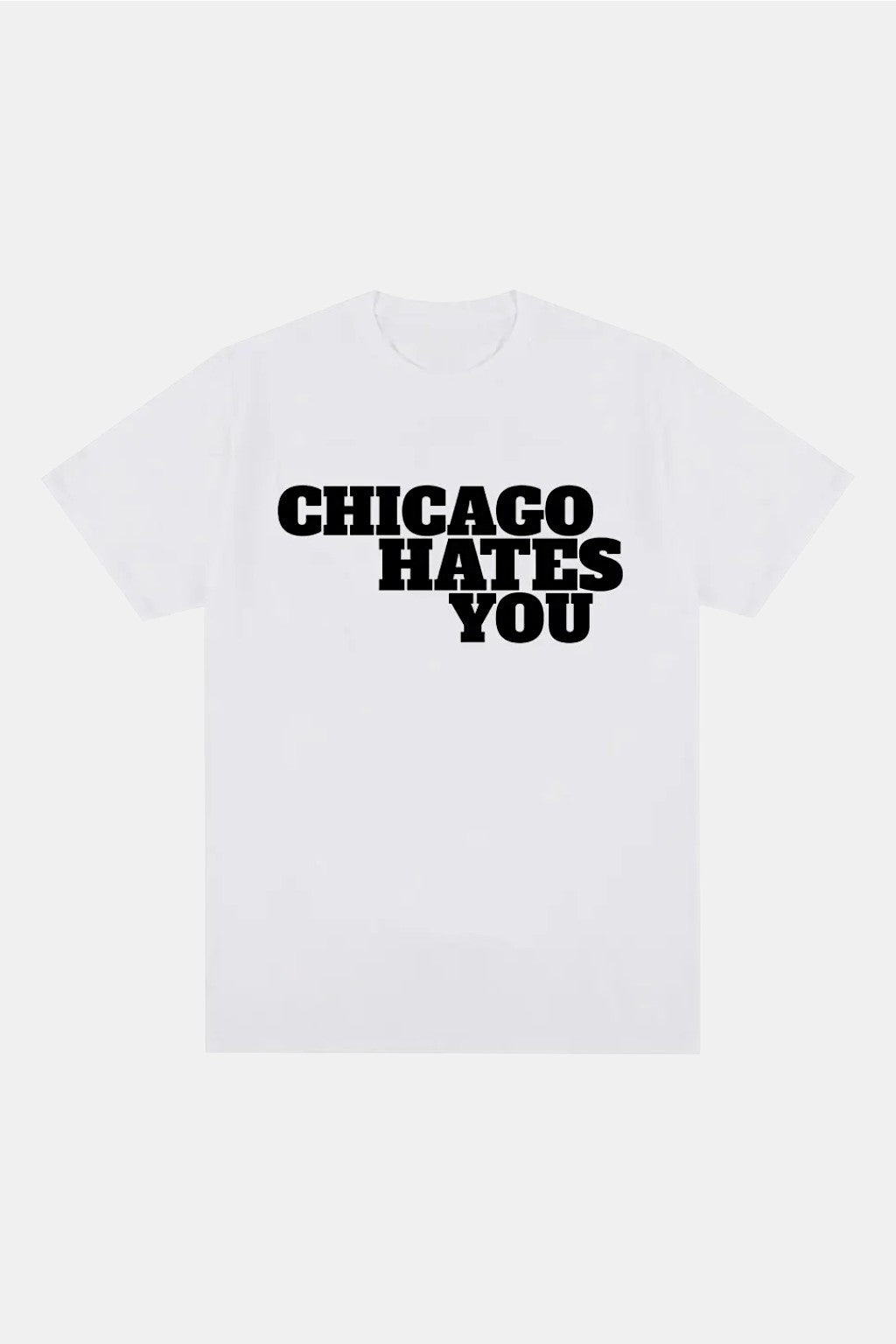 T shirt chicago hate you - y2k streetwear