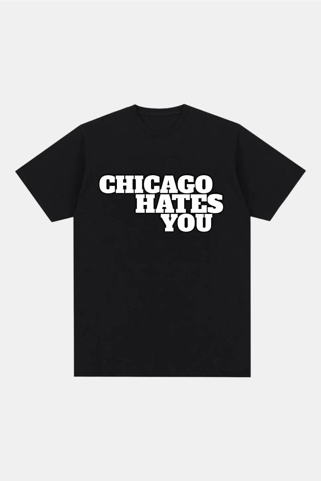 T shirt chicago hate you - y2k streetwear