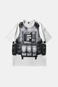 T Shirt Gilet par balle - y2k streetwear