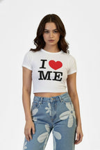 T shirt i love me - y2k streetwear