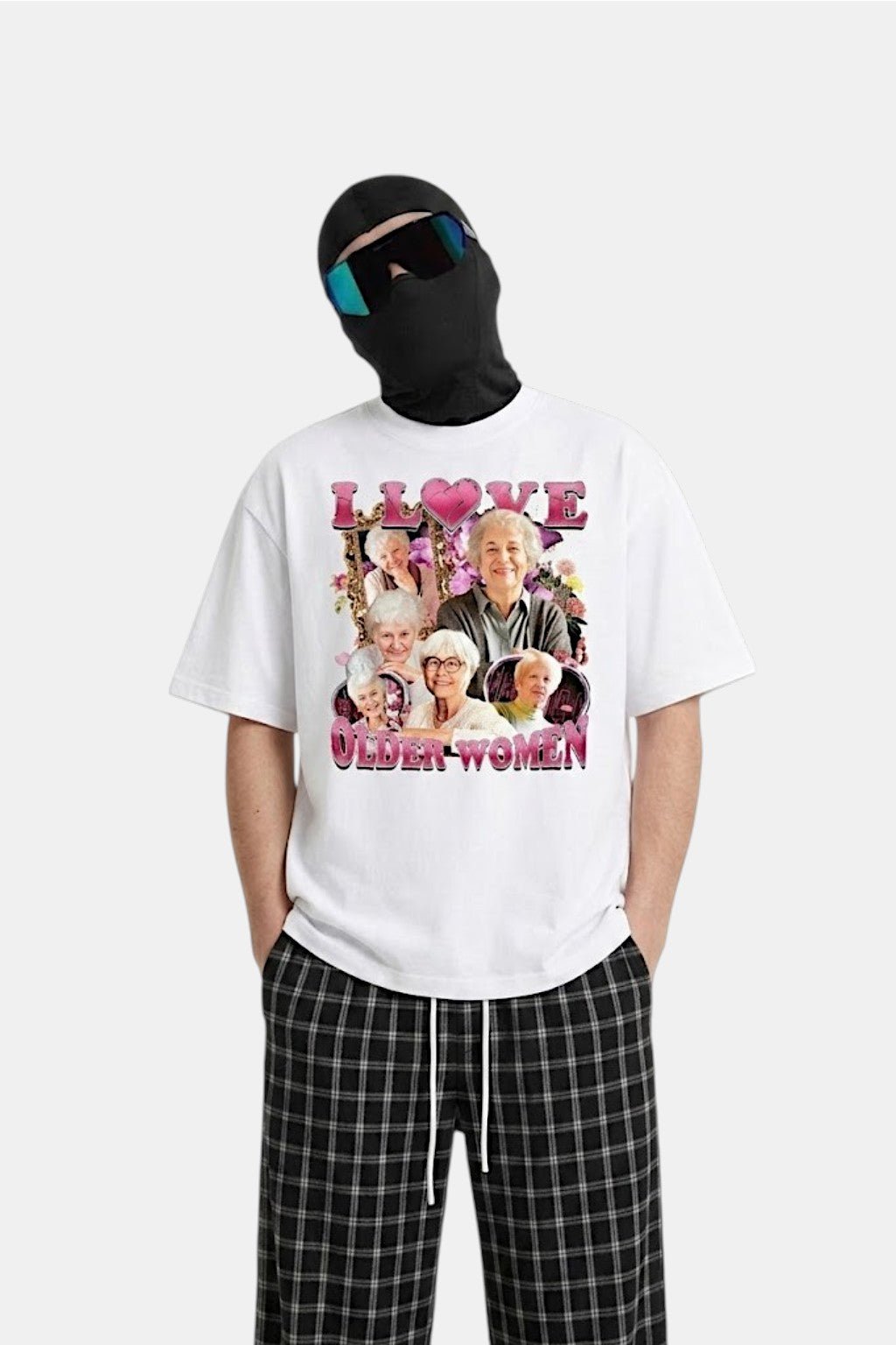 T shirt i love older women - y2k streetwear