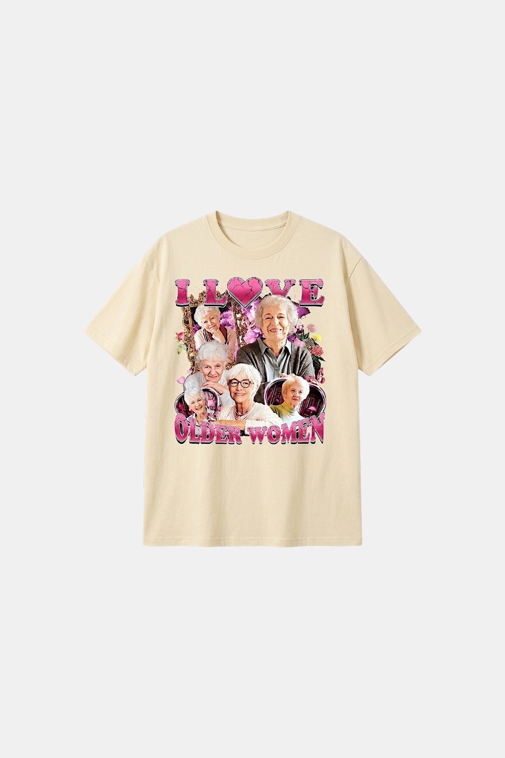 T shirt i love older women - y2k streetwear